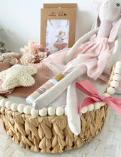 Load image into Gallery viewer, Isn't She Lovely Bunny Baby Girl Shower Gift Basket Hamper Large