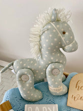 Load image into Gallery viewer, Baby Boy & Mother Pony Baby Shower Hamper Gift Basket Large