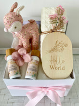 Load image into Gallery viewer, Baby Deer Baby Girl Affordable Gift Box Hamper Medium
