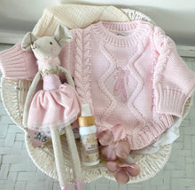 Load image into Gallery viewer, Ballerina Mouse + Jumper Set Baby Girl Shower Gift Basket Hamper