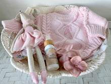 Load image into Gallery viewer, Ballerina Mouse + Jumper Set Baby Girl Shower Gift Basket Hamper
