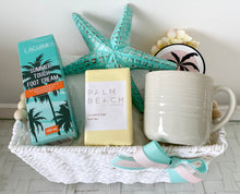 Load image into Gallery viewer, Coastal My Palm Beach Pamper Hamper Gift Basket Large