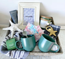 Load image into Gallery viewer, Coastal Hamptons Home Housewarming Any Occasion Gift Basket Hamper Large