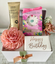 Load image into Gallery viewer, Happy Birthday Affordable Pretty Pamper Hamper Box Medium