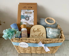 Load image into Gallery viewer, Its A Boy & Mother Baby Shower Hamper Gift Basket