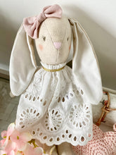 Load image into Gallery viewer, Baby Girl Bunny Gift Boho Baby Shower Hamper Basket Set