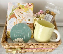Load image into Gallery viewer, Beautiful Inspirational Thinking Of You, Birthday, Farewell, Thank You Gift Basket Hamper Medium
