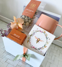 Load image into Gallery viewer, Bee Peaceful Mug & Chocolate Gift Box Set Hamper Birthday, Thank you, Get Well Medium