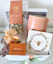 Load image into Gallery viewer, Bee Peaceful Mug & Chocolate Gift Box Set Hamper Birthday, Thank you, Get Well Medium
