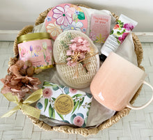 Load image into Gallery viewer, Celebrate Any Occasion Pretty Pamper Hamper Basket Large