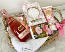 Load image into Gallery viewer, Celebration Thank You Pamper Hamper Basket Gift Medium