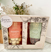 Load image into Gallery viewer, Chocolate Gift Set Raspberries & Peanuts Add On