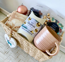 Load image into Gallery viewer, Gender Neutral Christmas Mug, Biscuits & Chocolates Gift Set Basket Hamper Large