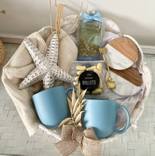 Load image into Gallery viewer, Coastal Shells Hamptons Any Occasion Gift Basket Hamper Large