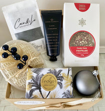 Load image into Gallery viewer, Coastal Palms Christmas Gift Box Pamper Hamper Large
