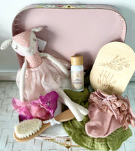 Load image into Gallery viewer, Deer Ballerina Baby Girl Suitcase Gift Shower Hamper Set Medium