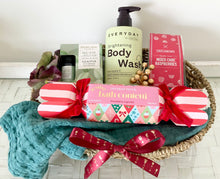 Load image into Gallery viewer, Festive Relaxation Christmas Gift Basket Pamper Hamper Medium