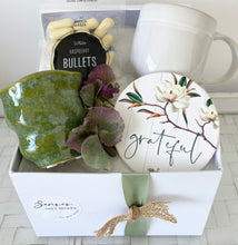 Load image into Gallery viewer, Inspirational Grateful Self Care Hamper Box Thinking Of You, Birthday Medium