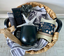 Load image into Gallery viewer, Happy Birthday Gender Neutral Coastal Palms Gift Hamper Basket Large
