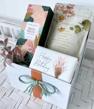 Load image into Gallery viewer, Happy Birthday Floral Pamper Hamper Gift Box Medium