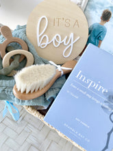 Load image into Gallery viewer, Its A Boy & Mother Baby Shower Hamper Gift Basket