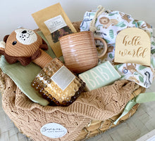 Load image into Gallery viewer, Jungle Baby Boy & Mother Baby Shower Hamper Gift Basket Large