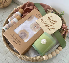Load image into Gallery viewer, Baby Boy Baby Shower Hamper Cute Lion Gift Basket Medium