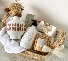 Load image into Gallery viewer, Thank you Natural Pamper Hamper Set Basket Large