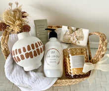 Load image into Gallery viewer, Thank you Natural Pamper Hamper Set Basket Large