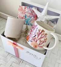 Load image into Gallery viewer, Pink Coastal Gift Box Pamper Hamper Medium