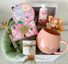 Load image into Gallery viewer, Pretty Mug & Coaster Pamper Hamper Gift Hamper Box Large