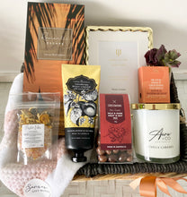 Load image into Gallery viewer, Romantic Escape Female Gift Basket Hamper Birthday, Housewarming, Sympathy, Thank you Large