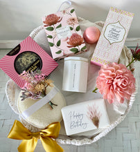 Load image into Gallery viewer, Sweet Happy Birthday Pretty Pamper Hamper Basket Large