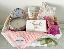 Load image into Gallery viewer, Thank you Floral Female Gift Basket Hamper Medium