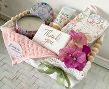 Load image into Gallery viewer, Thank you Floral Female Gift Basket Hamper Medium