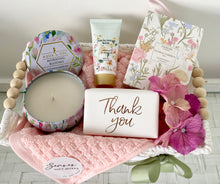 Load image into Gallery viewer, Thank you Floral Female Gift Basket Hamper Medium