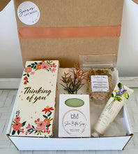 Load image into Gallery viewer, Thinking Of You Pamper Hamper Gift Box Medium Signature Range