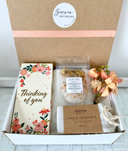 Load image into Gallery viewer, Thinking Of You Pamper Hamper Gift Box Medium Signature Range