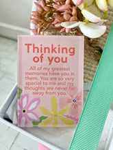 Load image into Gallery viewer, Thinking Of You, Birthday, Get Well, Sympathy Gift Box Pamper Hamper Small