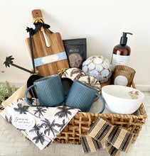 Load image into Gallery viewer, Ultimate Coastal Palm Vibes Gift Basket Hamper Housewarming, Birthday, Thank you Large