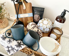 Load image into Gallery viewer, Ultimate Coastal Palm Vibes Gift Basket Hamper Housewarming, Birthday, Thank you Large