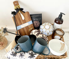 Load image into Gallery viewer, Ultimate Coastal Palm Vibes Gift Basket Hamper Housewarming, Birthday, Thank you Large