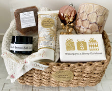 Load image into Gallery viewer, Wishing You a Merry Christmas Gift Basket Hamper Large