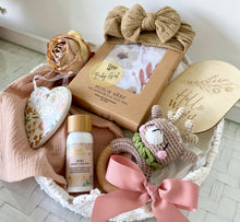 Load image into Gallery viewer, Hello World Baby Girl Gift Basket Hamper Set

