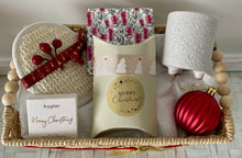 Load image into Gallery viewer, Merry Christmas Female Pamper Gift Basket Hamper Medium
