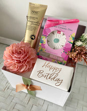 Load image into Gallery viewer, Happy Birthday Affordable  Pretty Pamper Hamper Box Medium
