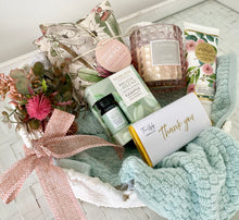 Load image into Gallery viewer, Thank you Luxe Pamper Hamper Female Gift Basket Hamper Large
