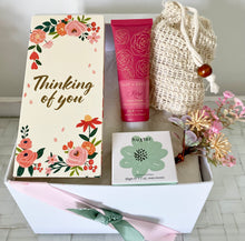 Load image into Gallery viewer, Thinking of You Chocolate &amp; Pamper Gift Box Hamper Medium
