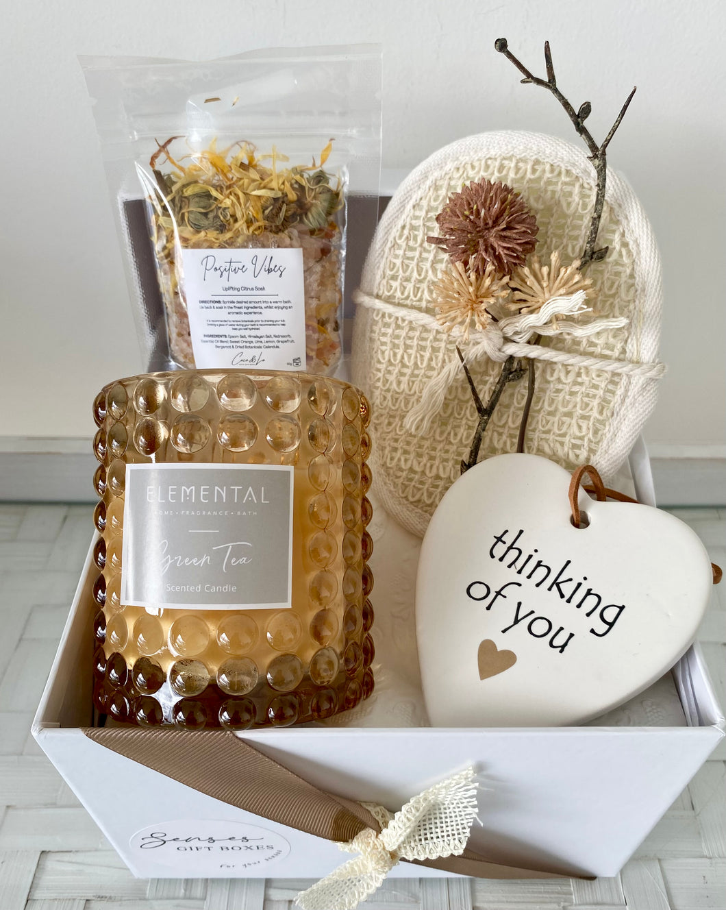 Thinking Of You, Get Well, Sympathy Gift Box Pamper Hamper Small