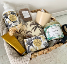 Load image into Gallery viewer, Any Gift Occasion Coastal Palms Natural Set Hamper Gift Basket Large
